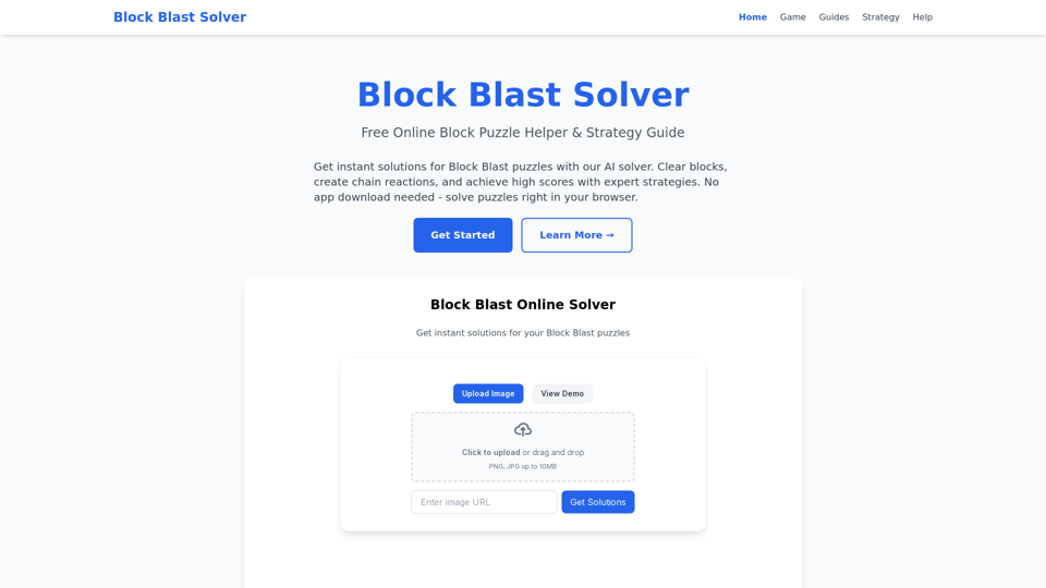 Block Blast Solver