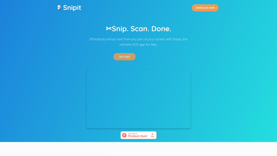 Snipit - Ultimate OCR app for Mac