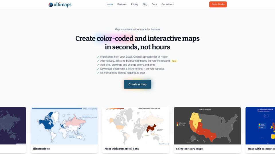 Ultimaps — Color Coded Maps