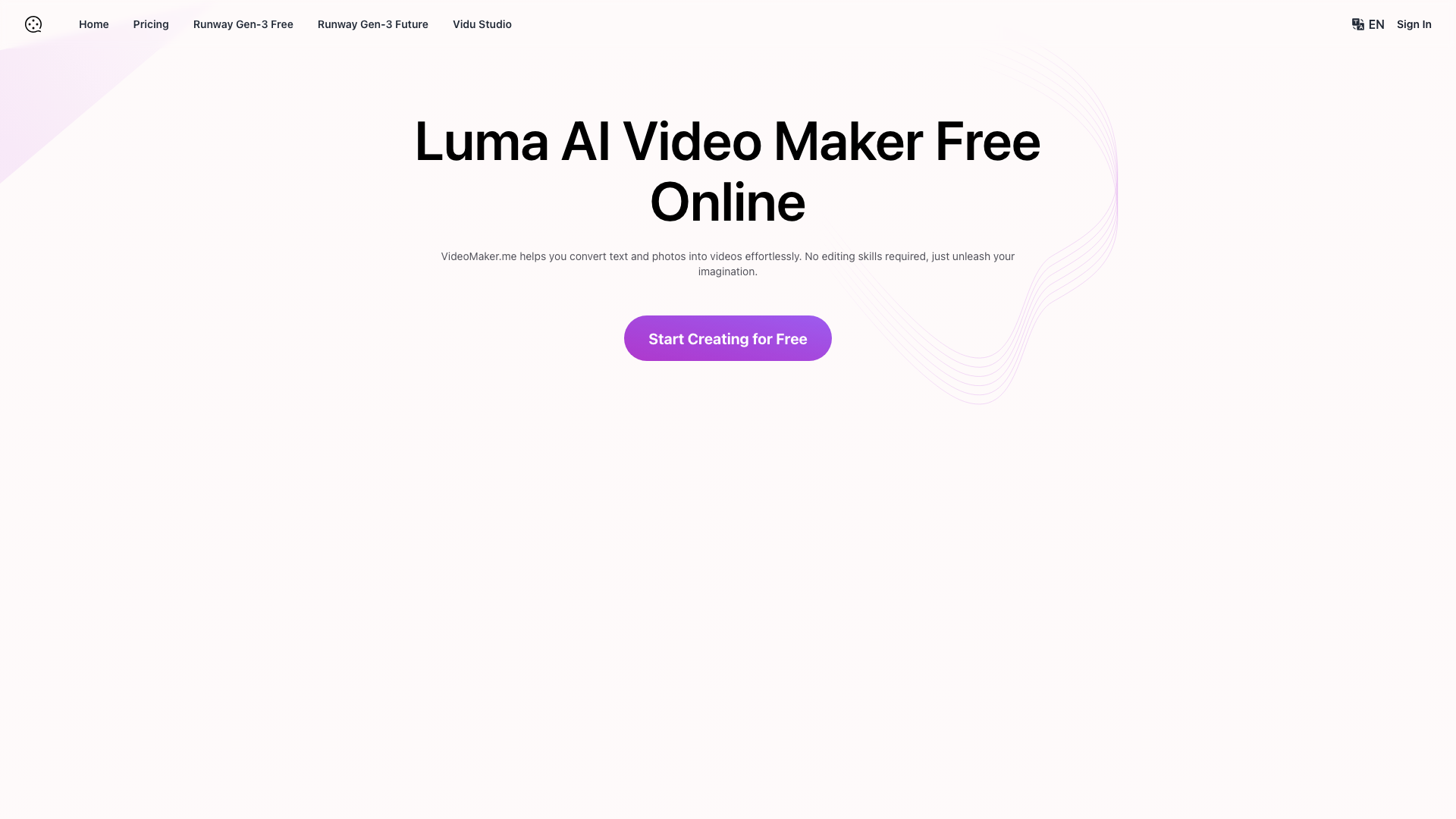 Video Maker Free Online Powered by Luma 